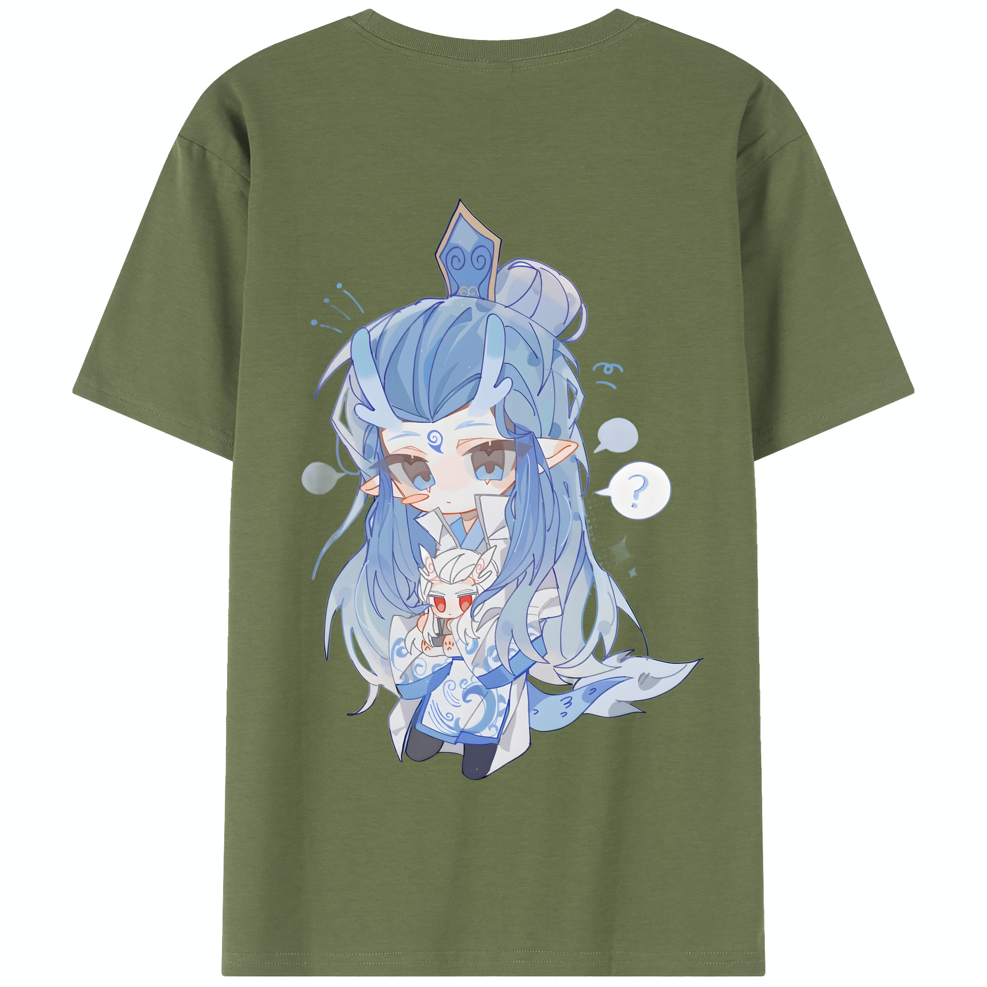 Ne Zha 2 ナタ 魔童の大暴れ 綿100％半袖Tシャツ（背面プリント）